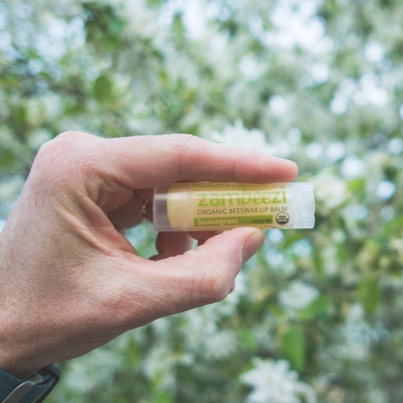 Lot of 6 Lemongrass all natural beeswax lip balm by Zambeezi - Picture 4 of 4